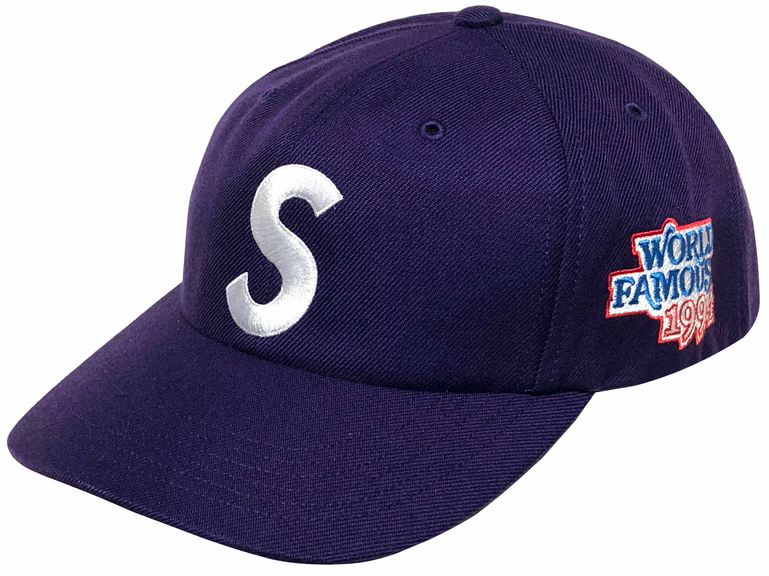 乐天商城 - SUPREME シュプリーム キャップ 26SS 新品 紫 World Famous S Logo 6-Panel CAP PURPLE ワールド フェイマス エス ロゴ 6パネル キャップ Sロゴ パープル
