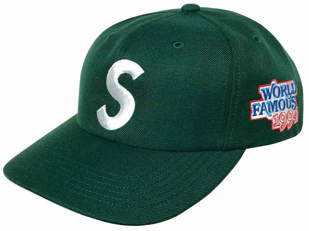 乐天商城 - SUPREME シュプリーム キャップ 26SS 新品 緑 World Famous S Logo 6-Panel CAP DARK GREEN ワールド フェイマス エス ロゴ 6パネル キャップ Sロゴ ダーク グリーン