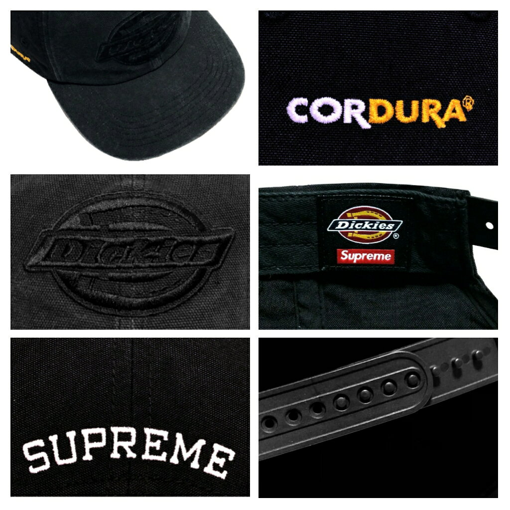 SUPREME シュプリーム ディッキーズ コラボ キャップ 25AW 新品 黒 Supreme × Dick...