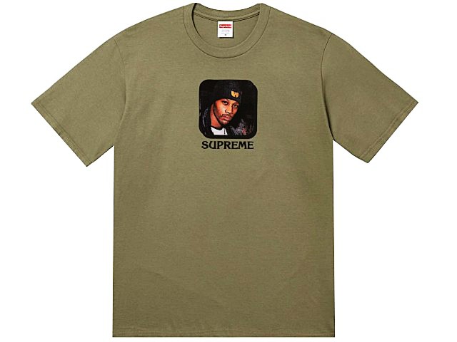 Rakuten - SUPREME シュプリーム Tシャツ トップス 25AW 新品 ライトオリーブ Wu-Tang Clan RZA Tee LIGHT OLIVE シュプリーム x ウータンクラン RZA Tシャツ 25FW カーキ フォトプリント ウータン・クラン ラッパー