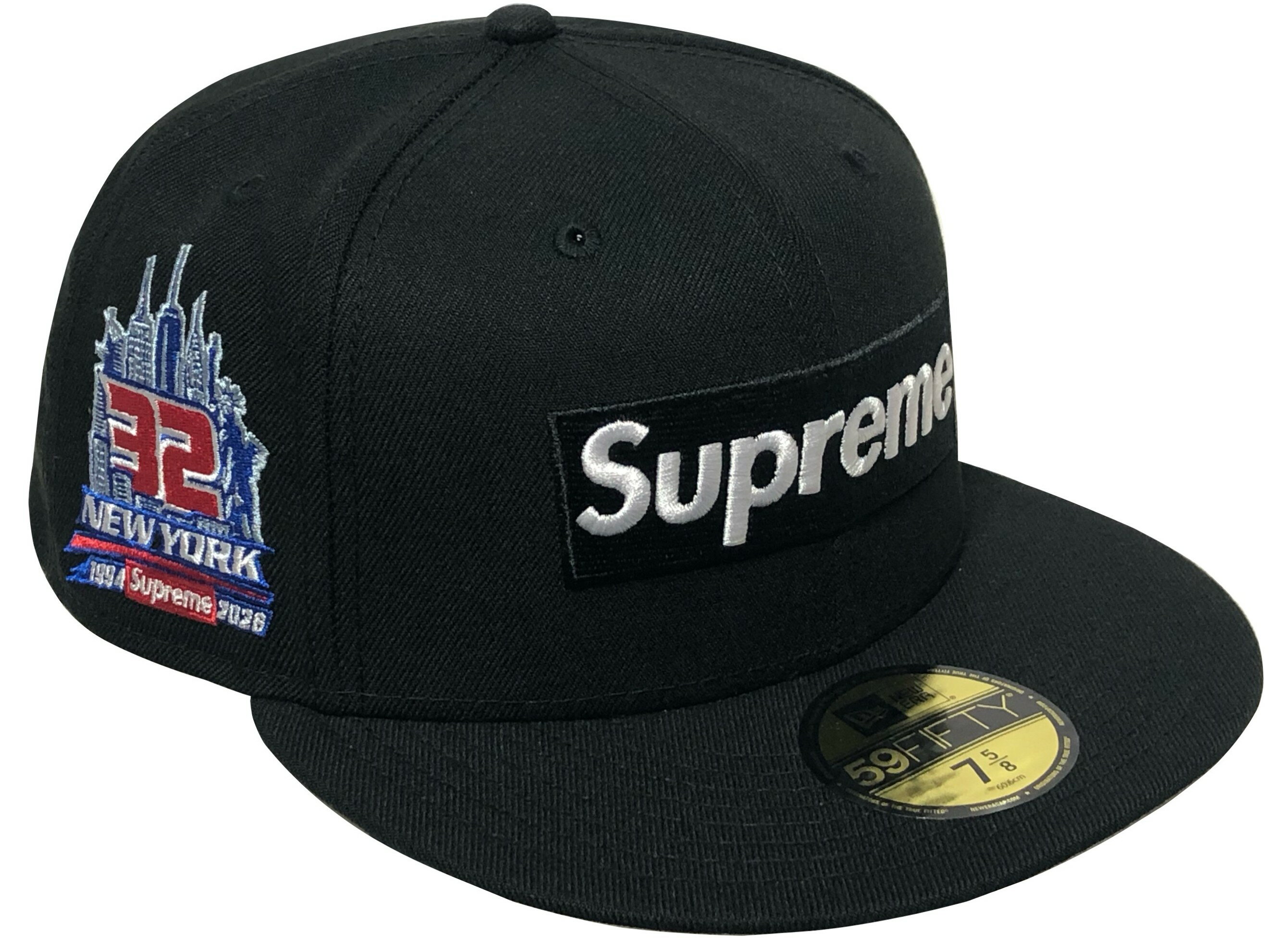 Rakuten - SUPREME シュプリーム キャップ ニューエラ コラボ 26SS 黒 SUPREME Shop Box Logo New Era CAP New York BLACK ショップ ボックス ロゴ ニューエラ キャップ ブラック ニューヨーク 刺繍