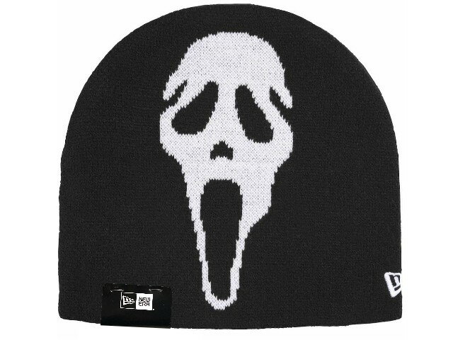 樂天商城 - SUPREME シュプリーム ニューエラ コラボ ニット帽 26SS 黒 New Era Ghostface Beanie BLACK ニューエラ ゴースト フェイス ビーニー ブラック シングル スクリーム