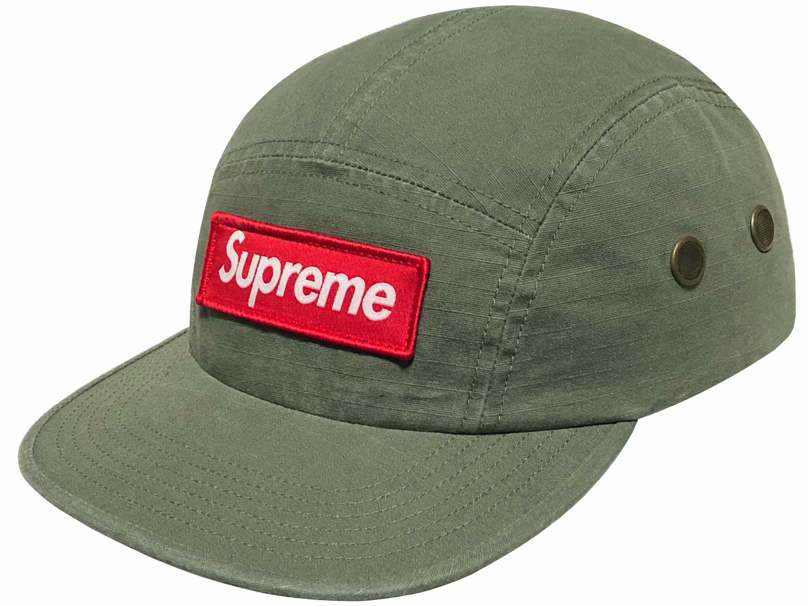 Rakuten - シュプリーム キャップ SUPREME 26SS 新品 カーキ Military Camp Cap OLIVE ミリタリー キャンプ ボックスロゴ オリーブ 刺繍