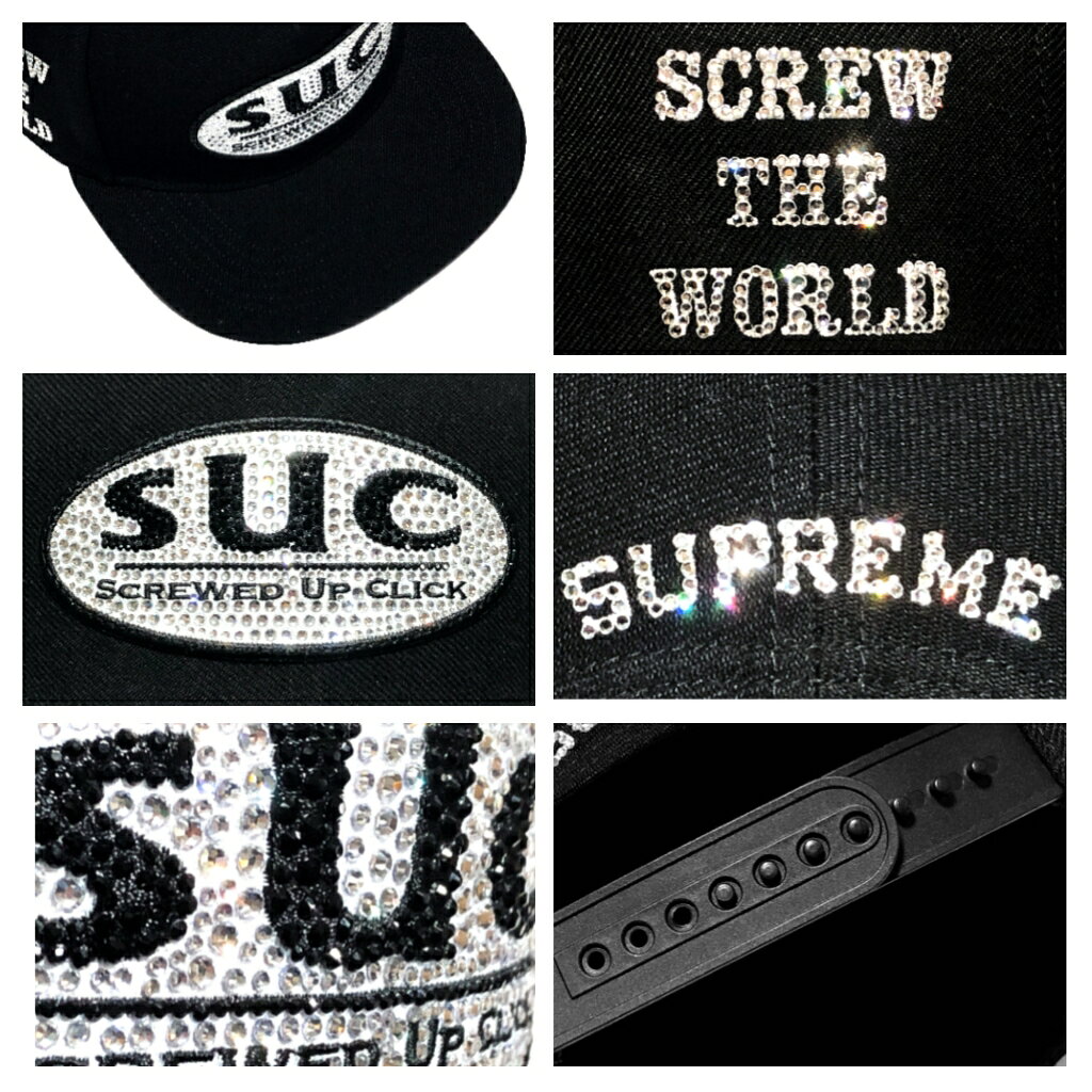 SUPREME シュプリーム キャップ 26SS 新品 黒 DJ Screw SUC 5-Panel cap DJ スクリ...