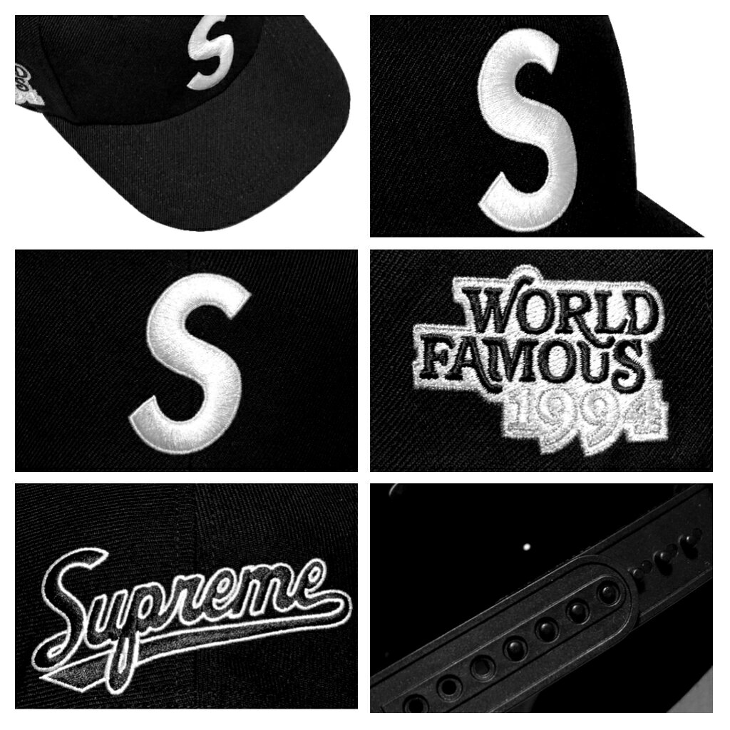 SUPREME シュプリーム キャップ 26SS 新品 黒 World Famous S Logo 6-Panel CAP BL...