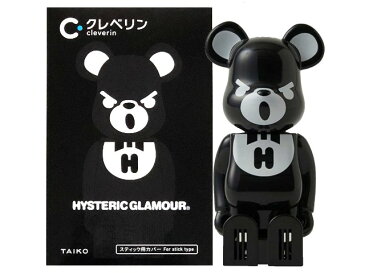 HYSTERIC GLAMOUR x cleverin x BE@RBRICK MEDICOM TOY コラボ 2020 新品 黒 ヒステリックグラマー　クレベリン ベアブリック BLACK スティック用カバー