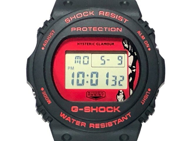 腕時計, メンズ腕時計 HYSTERIC GLAMOUR G-SHOCK G 22SS DW-5750 HYSTERIC TIMES BLACK CASIO 