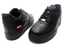 Supreme シュプリーム スニーカー 靴 Nike Air Force 1 Low 2024 新品 黒 ナイキ エア フォース ワン ロー BLACK CU9225-001 AF1 ボックスロゴ 送料無料
