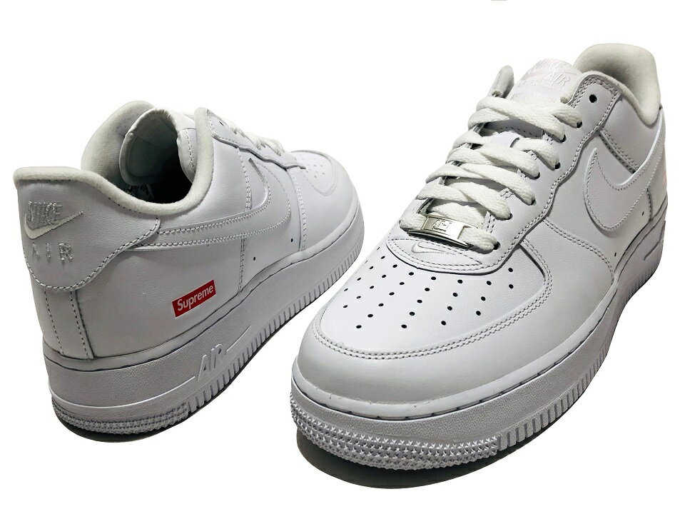 Supreme シュプリーム Nike Air Force 1 Low 2023 新品 白 ナイキ エア フォース ワン ロー WHITE CU9225-100 AF1 ボックスロゴ 送料無料