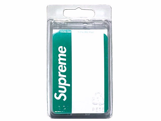 SUPREME シュプリーム C-line社製 別注 20AW 新品 緑 Name Badge Stickers ステッカー 100枚入り GREEN ボックスロゴ 文房具