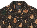 ヒステリックグラマー SUPREME シュプリーム トップス HYSTERIC GLAMOUR ヒステリックグラマー コラボ 21SS 新品 黒 Blurred Girls Rayon S/S Shirt BLACK 半袖 レーヨン シャツ ブラック