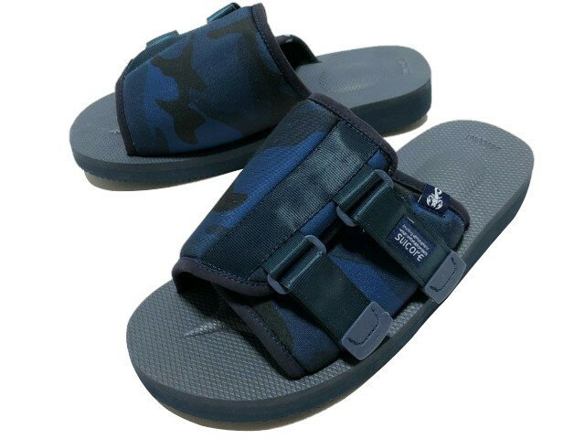 SOPHNET. ソフネット　スイコック　コラボ　新品 19SS サンダル　カモフラージュ　ネイビー　SUICOKE CAMOUFLAGE SANDALS