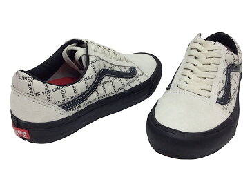 SUPREME シュプリーム VANS ヴァンズ 20AW / FW 新品 白 Old Skool Pro オールド スクール プロ バンズ スニーカー OFF WHITE オフ ホワイト