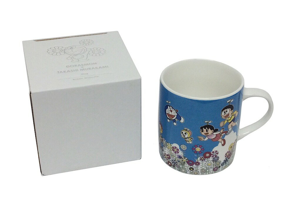 ドラえもん展 DORAEMON TAKASHI MURAKAMI Mug 新品 ドラえもん × 村上隆 マグカップ カイカイキキ　お花