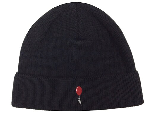 WIND AND SEA ウィンダンシー 22SS 新品 黒 BALLOON KNIT BEANIE ニットキャップ ビーニー ブラック バルーン 刺繍 風船 BLACK 折り返し WIND AND SEA ウィンダンシー 22SS 新品 黒 BALLOON KNIT BEANIE ニットキャップ ビーニー ブラック バルーン 刺繍 風船 BLACK 折り返し