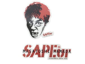 SAPEur サプール MASATOSHI HAMADA 22AW 新品 ステッカー 2枚セット レッド STCKER 浜田雅功 浜ちゃん コラボ