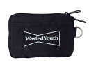 WASTED YOUTH ウェイステッド ユース 23SS 新品 黒 カード ケース TRAVEL CASE MINI リボン ロゴ VERDY ベルディ Verdy