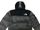 SUPREME シュプリーム ジャケット ノースフェイス コラボ 21SS 新品 黒 ヌプシ ダウン THE NORTH FACE Studded Nuptse Jacket BLACK