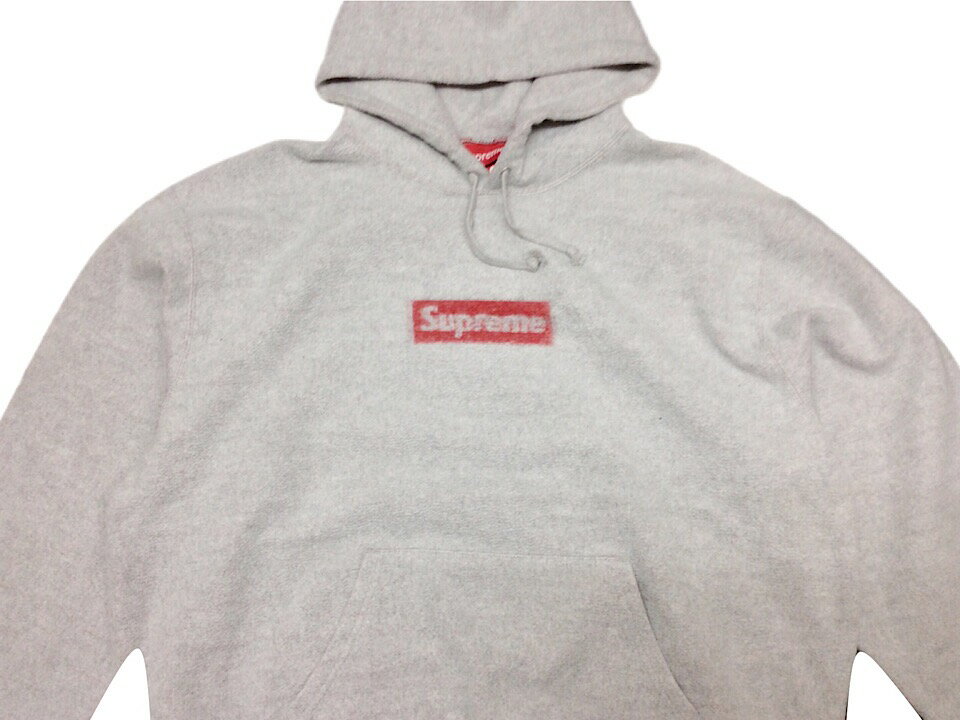 SUPREME シュプリーム パーカー 23SS 新品 グレー Inside Out Box Logo Hooded Sweatshirt Heather Grey インサイド アウト ボックス ロゴ フーディー スウェット シャツ