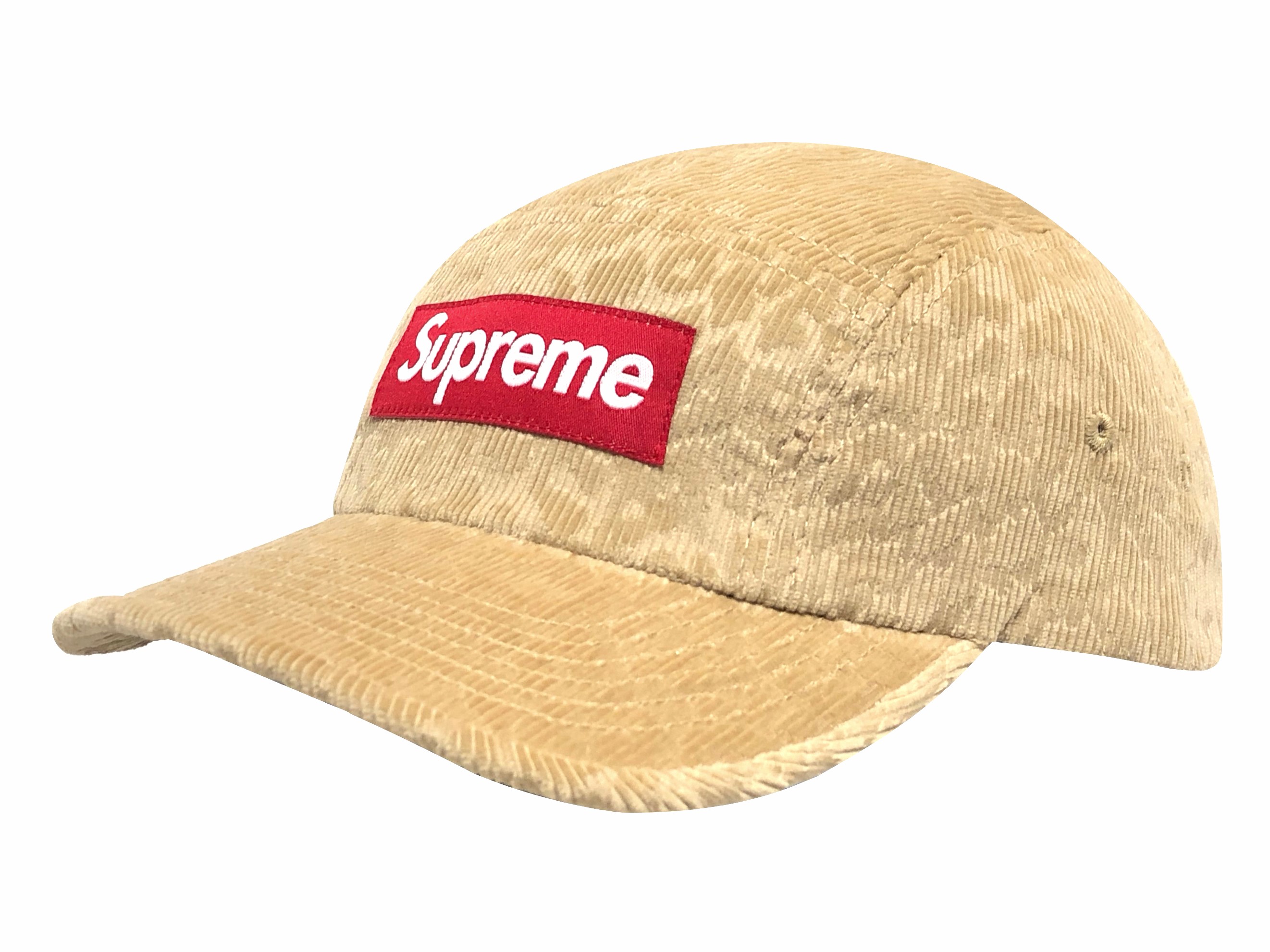 シュプリーム SUPREME シュプリーム キャップ 23AW 新品 ベージュ Leopard Corduroy Camp Cap レオパード コーデュロイ キャンプ ボックスロゴ BEIGE 2023fw