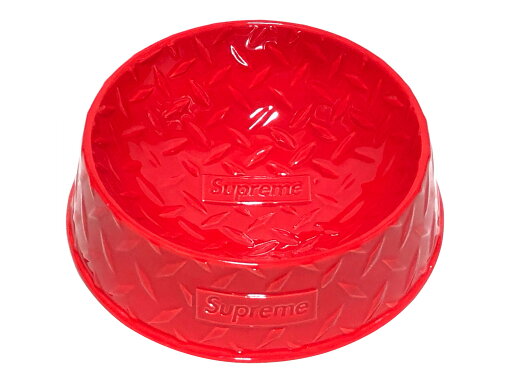 SUPREME シュプリーム 23SS 新品 赤 Diamond Plate Dog Bowl RED ダイヤモンド プレート ドッグ ボウル インテリア SUPREME シュプリーム 23SS 新品 赤 Diamond Plate Dog Bowl RED ダイヤモンド プレート ドッグ ボウル インテリア