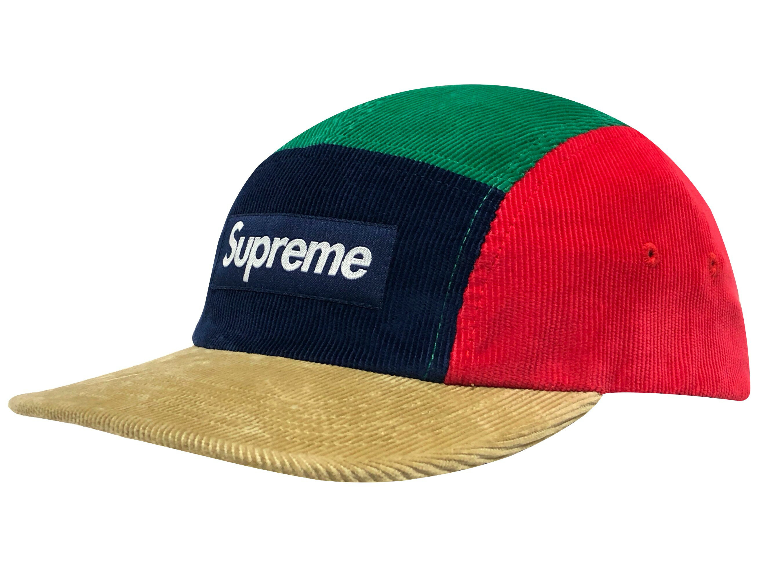 シュプリーム SUPREME シュプリーム 23AW 新品 黒 Corduroy Camp Cap コーデュロイ キャンプ キャップ ボックスロゴ BLACK