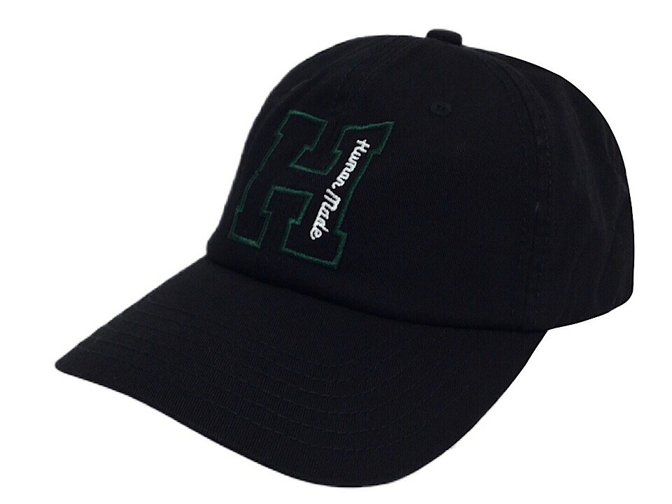 HUMAN MADE ヒューマンメイド 24AW 新品 黒 6PANEL TWILL CAP #2 6パネル ツイル キャップ ロゴ刺繍 コットン BLACK ブラック NIGO GENERAL STORE