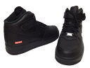 Supreme シュプリーム エアフォース1 ミッド スニーカー Nike Air Force 1 mid 2024 新品 黒 ナイキ エア フォース ワン ミ...