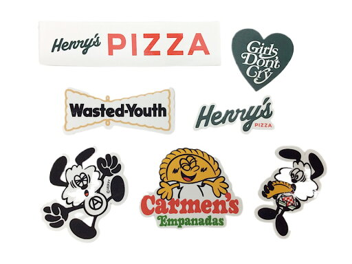 Girls Don't Cry / VERDY 24SS 新品 ガールズドントクライ / ヴェルディ ステッカー 7枚セット Wasted Youth Henry's PIZZA VICK Girls Don't Cry / VERDY 24SS 新品 ガールズドントクライ / ヴェルディ ステッカー 7枚セット Wasted Youth Henry's PIZZA VICK