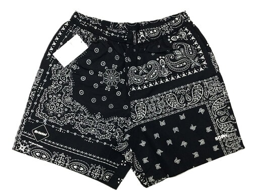 SOPHNET. ソフ F.C.Real Bristol エフシーレアルブリストル 21SS 新品 ペイズリー NYLON EASY SHORTS ショート パンツ 半ズボン バンダナ柄 ブラック BLACK SOPHNET. ソフ F.C.Real Bristol エフシーレアルブリストル 21SS 新品 ペイズリー NYLON EASY SHORTS ショート パンツ 半ズボン バンダナ柄 ブラック BLACK