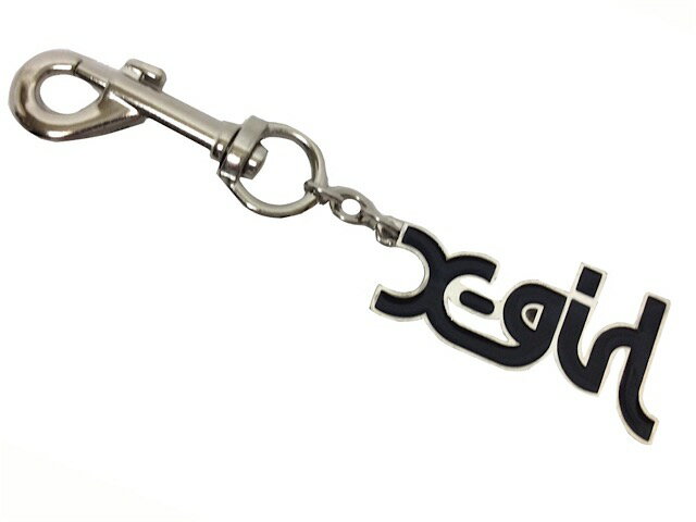 X-girl エックスガール LOGO KEYCHAIN マイクロミルズロゴのキーホルダー★バックやベルトにさっと取り付けられる便利グッズです。 素材/合金・サイズ/全長約12cm(ロゴ部分5x2.5cm) 新品未使用正規品 ★ご希望でレターパック370でお送りいたします★