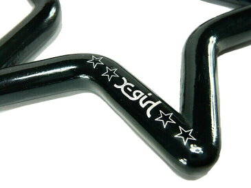 X-girl エックスガール　新品 黒 STAR CARABINER スター カラビナ　星 キーホルダー BLACK