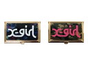 X-girl エックスガール 新品 LOGO CARD CASE マイクミルズ ロゴ カードケース 名刺入れ 宇宙柄 迷彩柄