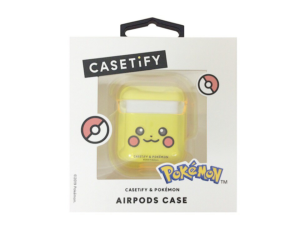 CASETiFY APPLE AIRPODS CASE 19SS 新品 イエロー ピカチュウ ポケモン ケースティファイ アップル エアー ポッズ 保護ケース クリアー