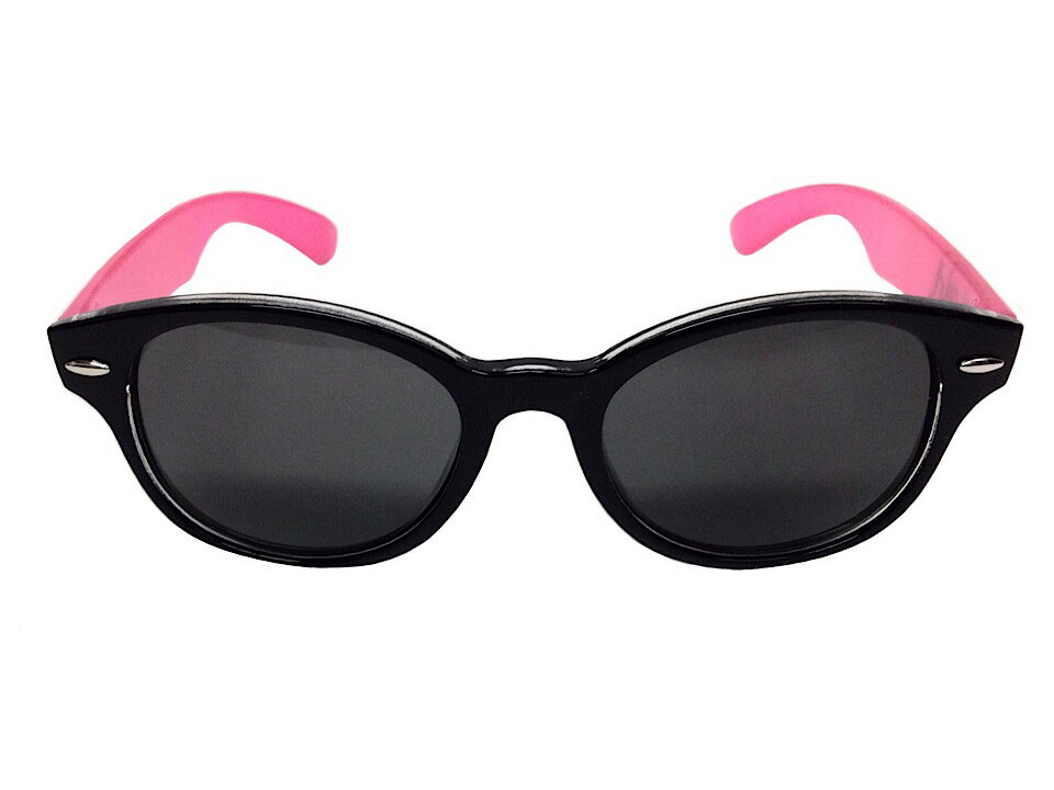 X-girl エックスガール 新品 黒ピンク サングラス PLASTIC SUNGLASSES 2 PINK