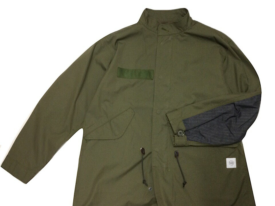 SOPHNET ソフ uniform experiment ユニフォームエクスペリメント 21AW 新品 カーキ SLEEVE PANELED MODS COAT モッズ コート ジャケット KHAKI