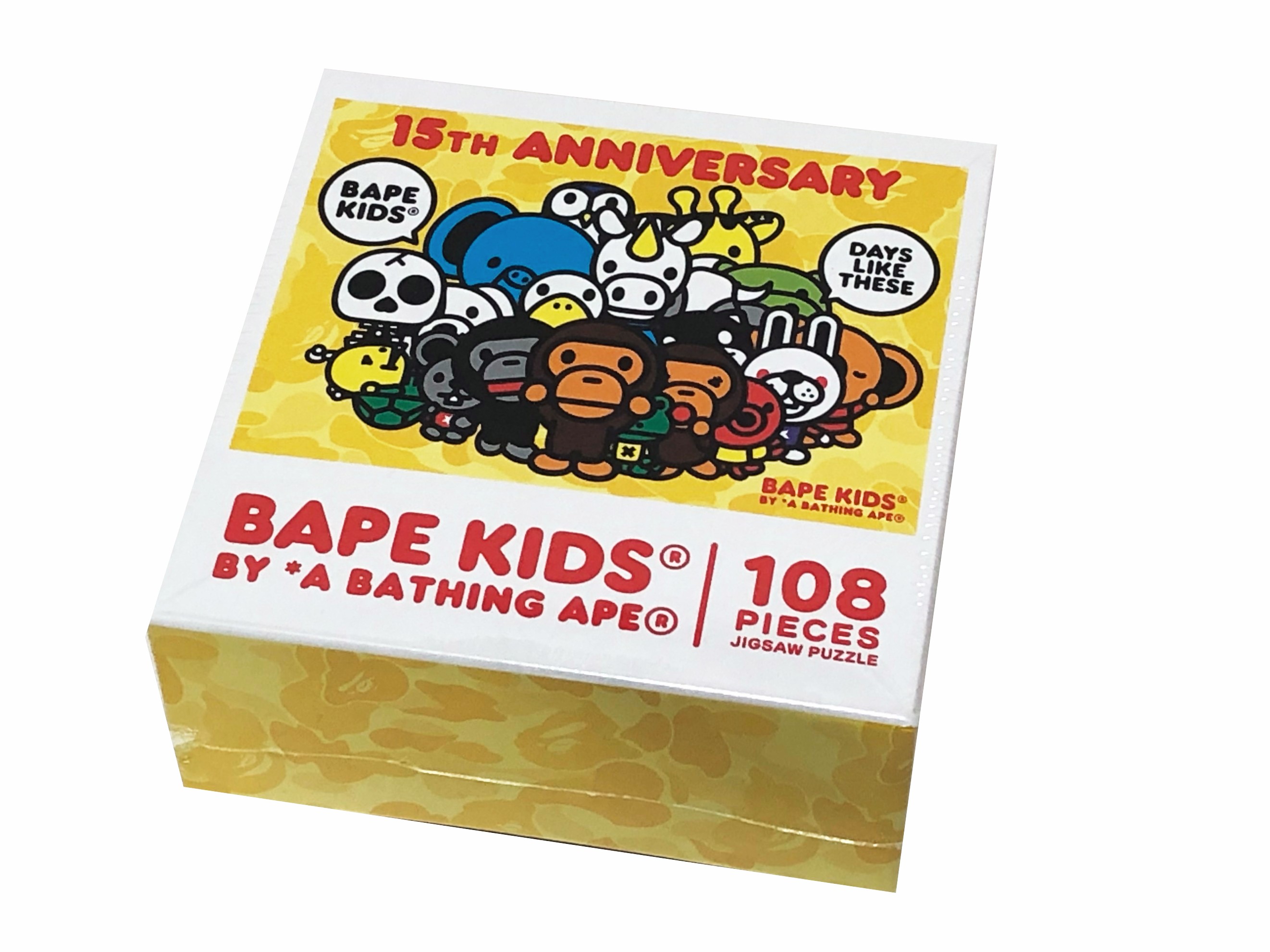 パズル, ジグソーパズル A BATHING APE BAPE KIDS 15TH ANNIVERSARY ABC CAMO BABY MILO PUZZLE 2021 108 