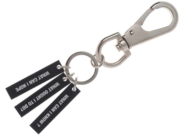 SOPHNET uniform experiment ソフ ユニフォームエクスペリメント 18AW 新品 カラビナ PHILOSOPHY KEY RING キーホルダー SILVER