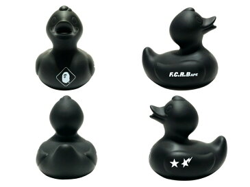 BAPE エイプ SOPHNET. ソフ　エフシーレアルブリストル　F.C.Real Bristol コラボ　19SS 新品 黒 ラバーダック RUBBER DUCK F.C.R.B マットブラック Matte black アヒル 置物