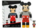 BE@RBRICK Javier Calleja MICKEY MOUSE 100 400 MEDICOM TOY ベアブリック コラボ 21AW 新品 ハビア カジェハ ミッキーマウス 100 400 2体セット スペイン アート ディズニー