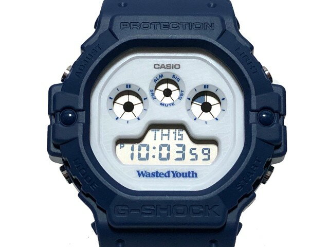 Wasted Youth × G-SHOCK ウェイステッドユース G-SHOCK Gショック コラボ 2022 新品 紺 DW-5900WY-2JR NAVY CASIO カシオ 腕時計 VERDY ヴェルディ