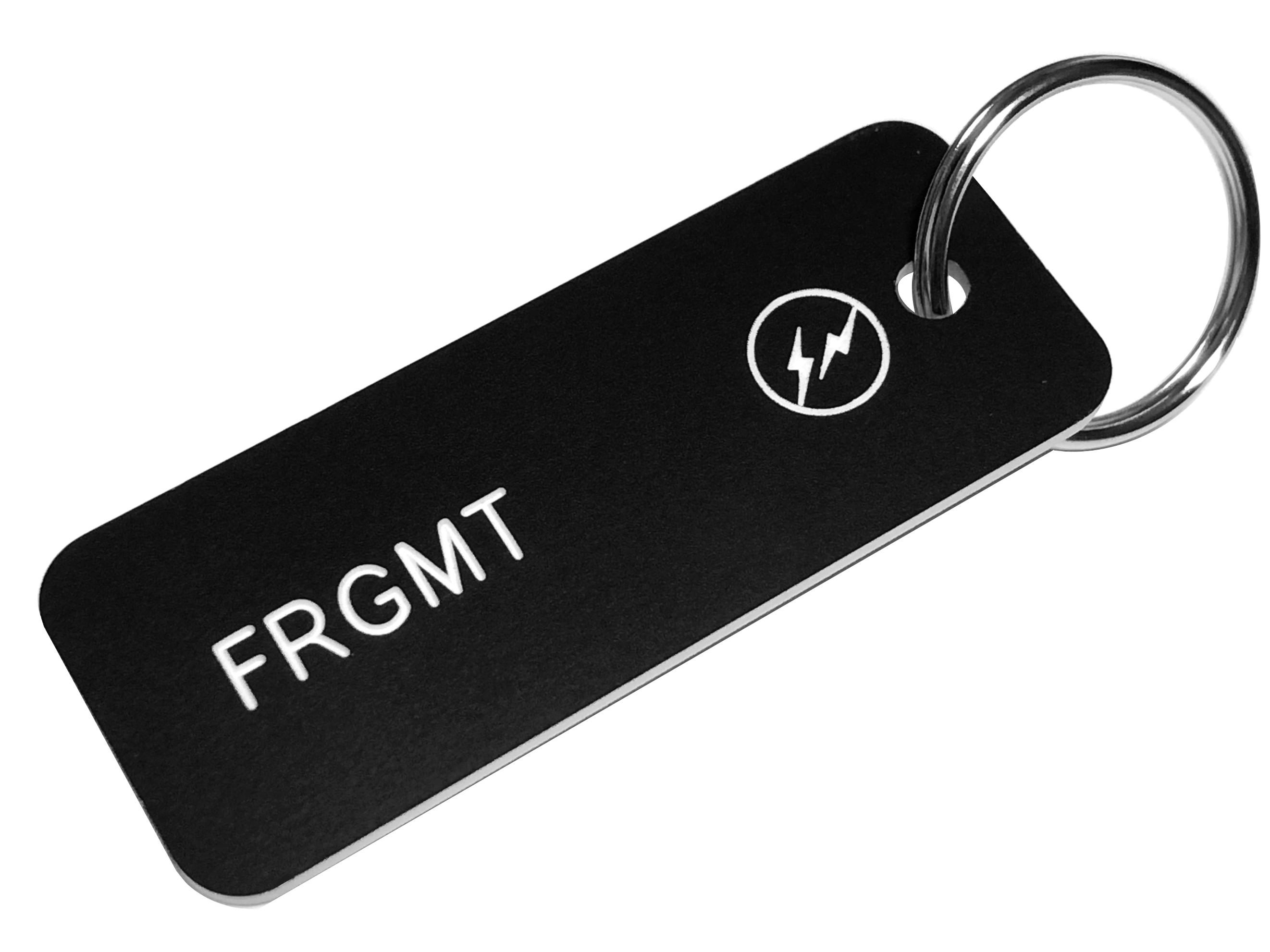 FRAGMENT × Various Keytags ヴァリアス フラグメント コラボ 2022 新品 黒 ベージュ キータグ FRGMT APPROVED BOOTLEG キーホルダー サークルサンダー BLACK/ SAND 藤原ヒロシ シリアルナンバー入り