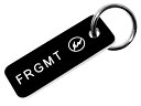 FRAGMENT × Various Keytags ヴァリアス フラグメント コラボ 2023 新品 黒 キータグ VARIOUS KEYTAGS Mini Keytag FRGMT ミニ キーホルダー サークルサンダー BLACK/ WHITE 藤原ヒロシ シリアルナンバー入り