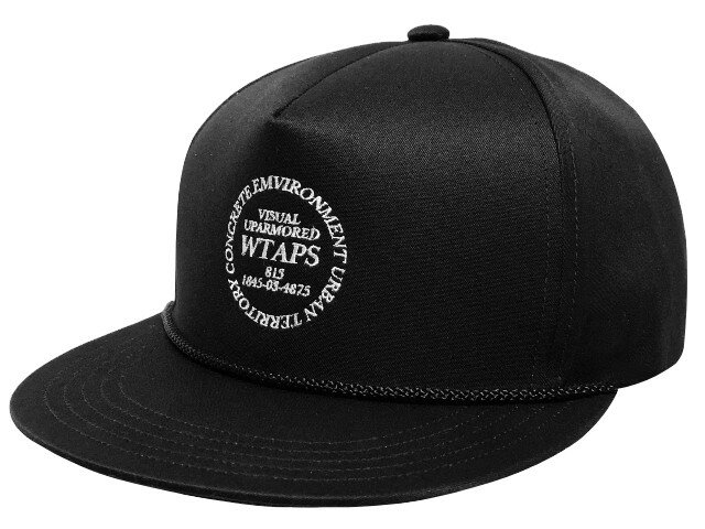 WTAPS ダブルタップス 23AW 新品 黒 トラッカー キャップ MILITIA / CAP / CTPL. TWILL. INGREDIENTS CAP BLACK 23FW