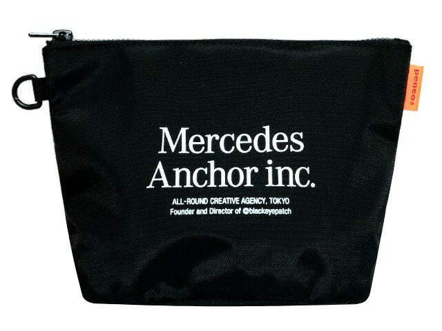 Mercedes Anchor inc. メルセデスアンカーインク 2024 新品 黒 Bucket Pouch ポーチ BLACK