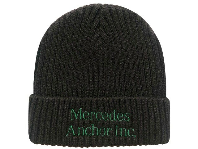 Rakuten - Mercedes Anchor inc. メルセデス アンカーインク 2024 新品 ブラウン ニット帽 B&B Watch Cap BROWN ビーニー 刺繍ロゴ