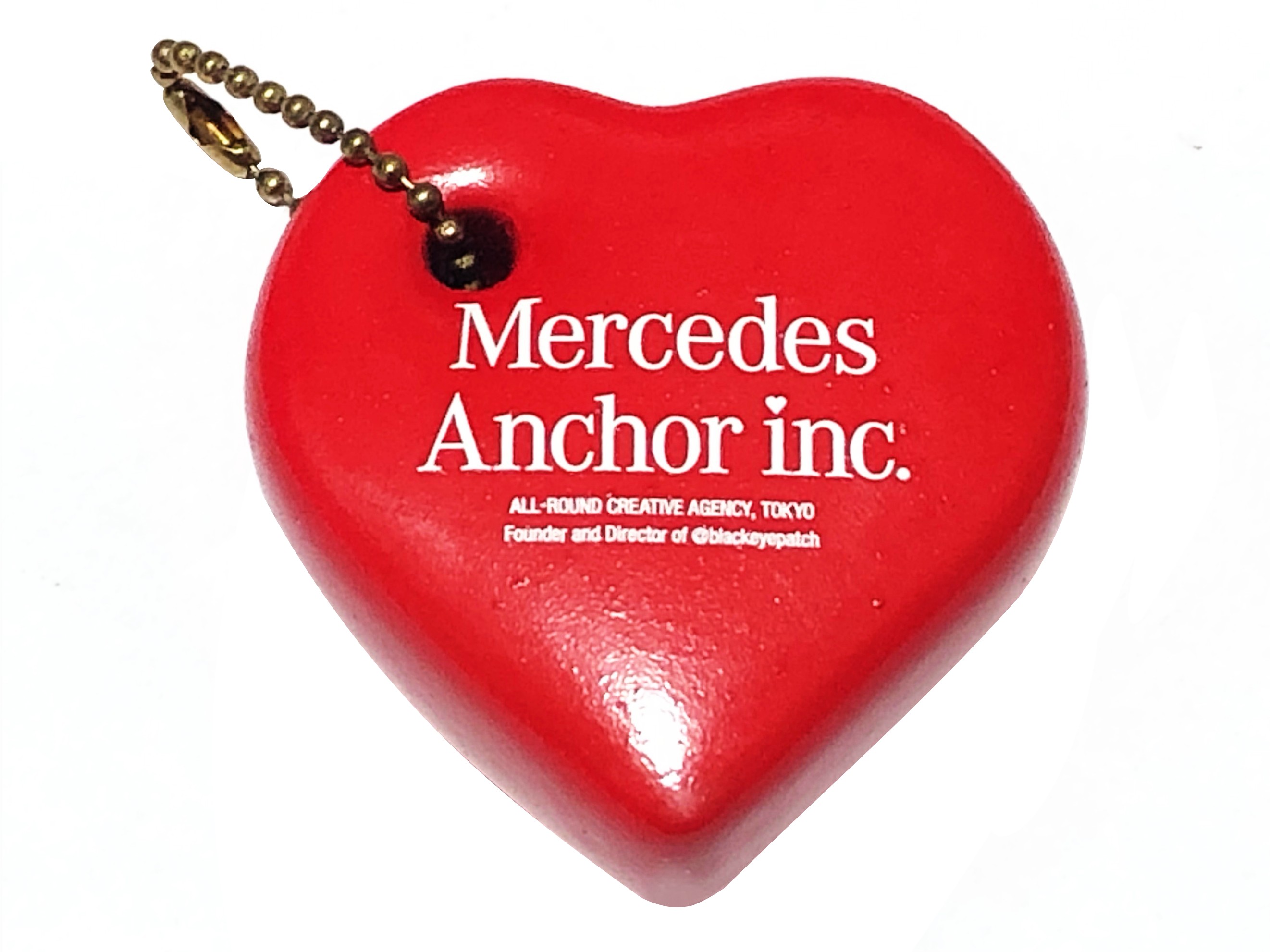 Rakuten - Mercedes Anchor inc. メルセデスアンカーインク 2024 新品 赤 キーホルダー V-day Heart Shape Key Float ハート フローティング キーチェーン RED スポンジキーホルダー バレンタイン