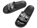 M&M CUSTOM PERFORMANCE SANDALS 25SS 新品 黒 エムアンドエム サンダル シャワー スライド ブラック BLACK ワンサイズ 焼印ロゴ(4)
