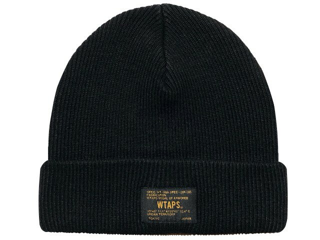 新品未使用　WTAPS 252MADT-HT05 ビーニー ブラック 中古・古着通販】WTAPS (ダブルタップス) ビーニー ブラック サイズ:00
