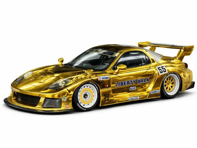 Rakuten - LIBERTY WALK KYOTO LIMITED EDITION リバティ ウォーク 京都限定 26SS 新品 INNO64 RX7 スペシャル BOX ゴールド LIBERTY WALK Special ミニカー&ピンバッチセット 1/64 MAZDA マツダ